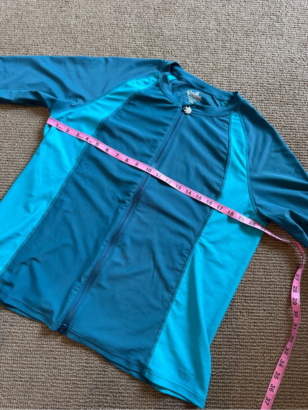 UV SKINZ Two-Way Full Zip Rash Guard - Picture 14 of 15